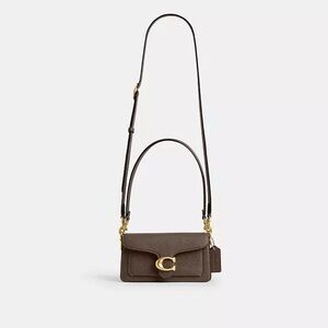 Coach Brown Crossbody Bag with Gold Hardware
